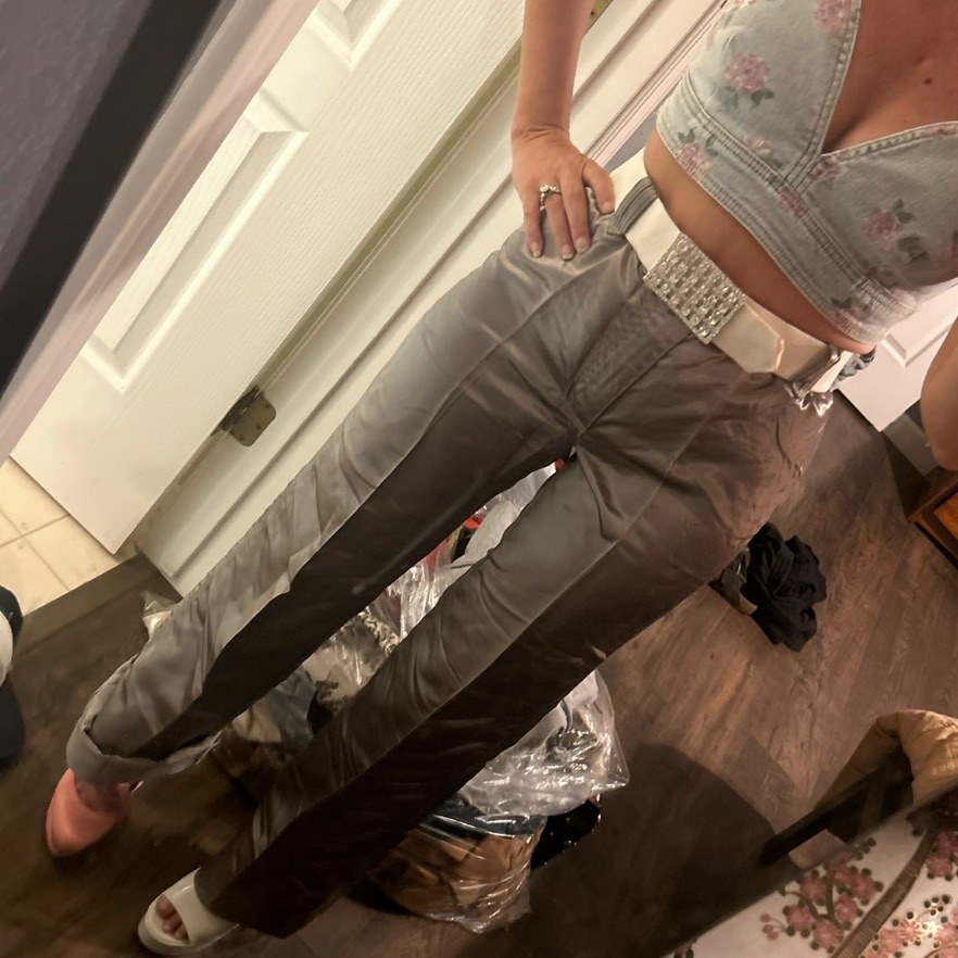 Vintage Fred Segal Silver Pants 4